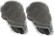 Gogogmee Multi-function Back Scrubber Bath Mat Non-slip Shower Foot Massager Body Exfoliator Men's Shower Tool