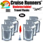 Cruise Ship Flask Kit Runners Rum Sneak Alcohol Liquor Smuggle Booze Plastic Bag