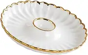 TIDTALEO Japanese Dip Plate Serving Plate Sushi Large Fruit Bowl Chips and Dip Snack Plate Dish Bowl Mat Sauce Dishes Soy Sauce Plates Platter Bowls Tableware Dinner Ceramics