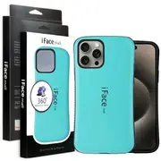iFace Case For iPhone 15 Pro Slimming Drop Proof Shockproof Hard Silicone Back Cover (Mint)