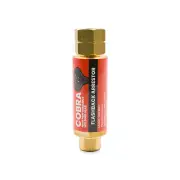 COBRA Fuel Gas Flashback Arrestor Regulator End Made in Europe