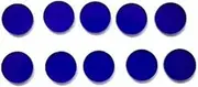 Multiple Size 5pcs 380nm UV IR Pass Filter ZB2 BG3 Dual Bandpass Violet Glass(10x1.5mm)
