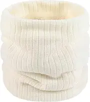 [Generic] Hat Gloves Scarf Set for Children - Plush Padded Pullover Collar for Boys and Girls - Plus Velvet Dance Scarves