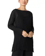 Eileen Fisher Crinkled Silk Top