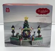 New St. Nicholas Square Santa’s Workshop Illuminated Christmas Photos w/ Santa