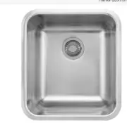 Franke GDX11015 Grande 16 3/4" Single Basin Undermount Kitchen Sink STAINLESS