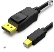 BENFEI New Mini DisplayPort to DisplayPort Cable 2 Pack, Mini DP Male To Male