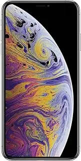 Apple iPhone Xs Max, 512GB, Silver - Fully Unlocked (Renewed)