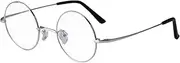Agstum Pure Titanium Retro Round Optical Eyeglasses Frame 44-24-140
