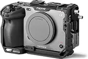 Tilta Full Camera Cage for FX3/FX30 V2 | Top Plate NATO Rail, Cold Shoe, 1/4""-20 and 3/8""-16 | Thumb Screw Design | Black