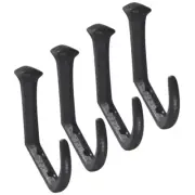 4 Pcs Hook Iron Cast Hooks Coat Wall Mounted Decorative for Hanging