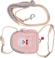 Kisangel Fashionable Cat Harness and Leash Small Pet Harness Traction Cord Decorative Design for Outdoor Walking