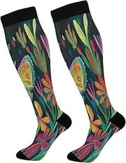 [Caihoyu] Women & Men Compression Socks Support for Nurses,Running,Athletic,Travel