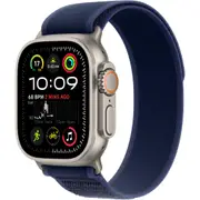 Apple Watch Ultra 2 49mm Natural Titanium Case GPS + Cellular Trail Loop (Blue) [S/M]