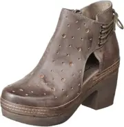 Antelope Women's 996 Leather Cut & Lace Clog Bottom Bootie SZ EU 36