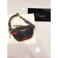 在飛比找Yahoo!奇摩拍賣優惠-［4real］Fendi 18fw Logo Roma腰包