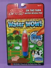 Melissa And Doug On The Go Water Wow! On The Farm Water- Reveal Pad BRAND NEW