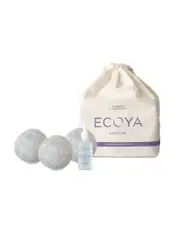 Ecoya Laundry Collection - Dryer Balls Set W/Dropper - Lavendar & Chamomile