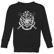 Harry Potter Hogwarts House Crest Kids' Sweatshirt - Black