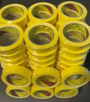 x72 Scotch Colored Film Tape 690 Yellow 24 mm x 66 m Case Bulk UPVC 3M Case Pack