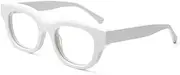 [VFDHN] Thick Acetate Men'S Eyeglasses Oval Glasses Frame For Women