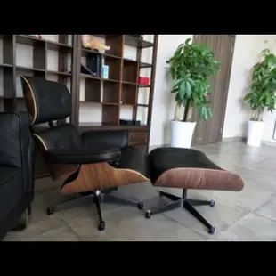 北歐伊姆斯真皮躺椅/Eames Lounge Chair休閒椅/時尚經典沙發椅(經典名椅)