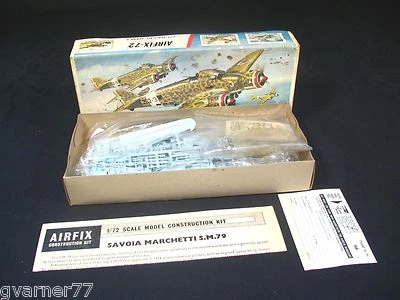 1/72 S.M. 79 MK. 11 Airfix England #487 MIB New Sealed Parts