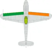 Eduard 1/48 Messerschmitt Bf 109G Wings Leading Edge Wavy Lines Masking