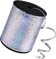 PLAFOPE 1 Roll Metallic Balloon Ribbons Present Wrapping Ribbon for DIY Crafts Party Decorations Flower Arrangements and Scrapbooking