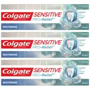 3x Colgate 110g Sensitive ProRelief Whitening Toothpaste for Sensitive Teeth