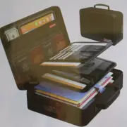 Fireproof Document Bag with Lock, Fireproof Waterproof File Organizer Bag