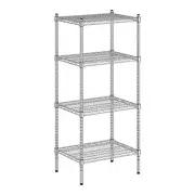 Regency 18" Wide NSF Chrome Wire 4-Shelf Kit with 54" Posts WS-460EC1824K54