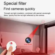Q68 Portable Anti-spy Camera Detector IR Scanning Wireless Signal Detector Alarm