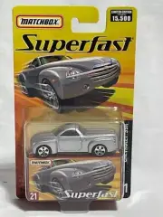 Matchbox Superfast Chevrolet SSR, Silver, #21, 1/64, NIB