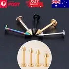Labret Lip Stud Bar Titanium Surgical Steel Tragus Helix Earring Piercing Spike