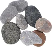 JOINPAYA DIY Polishing Pebbles Boys and Girls Drawing Stones Hand-Painted Rocks 8pcs Creative Set