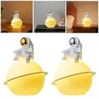 LED Spaceman Bedside Night Light 3D Astronaut Moon Lamp for Home Great Gift