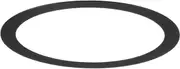 uxcell 1-Pack Goof Rings for 3 Inch Recessed Lights, 3" ID 3.5" OD Durable Steel Trim Ring Flush Mount Black Can Light Trim Ring Cover for Ceiling Can Downlights