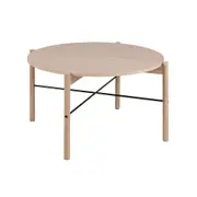 Modern Furniture ANTAL Round Coffee Table 80cm - Oak