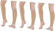 COOLHIYA 3 Pairs Compression Socks Athletic Sports Socks Compression Calf Sleeve Women Compression Leg Sleeves Medical Socks Compression Sleeves for Legs Women Socks for Men