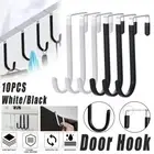 10PCS Adjustable Long Over The Door Hanger Front / Back Door Hook Organizer NEW