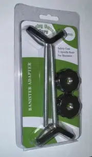 4.75" Baby Gate Guru Extra Long Banister Adapter Y-Spindle Rods Safety 8mm Bolt