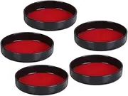 KONTONTY Plush Leather Dice Cup Lid Tray Dice Stacking and Shaker for Ktv Games