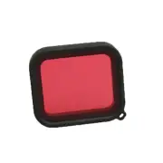 Color Correction Red Lens Filter Cover With Rope For GoPro Hero 5 6 Camera