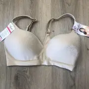 Playtex Wire Free Bra Beige 16D NWT Comfort Strap