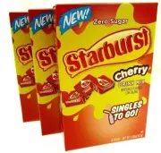 NEW! Starburst Cherry ~ Packets ~ Zero Sugar Free ~ Drink Mix ~ 3 Boxes