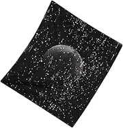 OSOLADY Cosmo Moon Star Tapestry Wall Hanging Decorative Cloth for Living Bedroom Plush Background Ornament Handmade with Design Comfortable