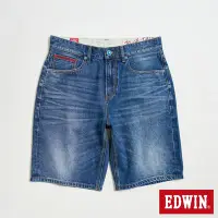 在飛比找Yahoo奇摩購物中心優惠-EDWIN BLUE TRIP系列 紅袋花丹寧短褲-男-酵洗