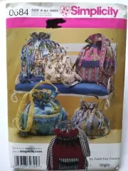 Simplicity Bags Pattern #0684, Size A All Sizes (RX108)