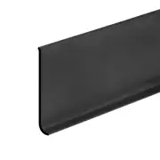 20ft x 4" Baseboard Trim Peel and Stick Wall Flexible Molding Trim Black